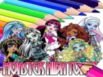 Βιβλίο ζωγραφικής για το Monster High